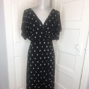 Additionelle Faux Wrap Maxi Dress